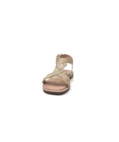 Ivoire0351a Ivoire 1575532 Textile Glitter Cipria*Femme Sandales