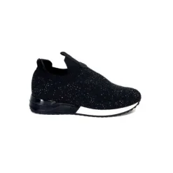 Ivoire0317a Ivoire 2203583-4501 Textile Noir*Femme Baskets