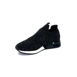 Ivoire0317a Ivoire 2203583-4501 Textile Noir*Femme Baskets