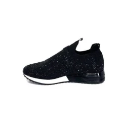 Ivoire0317a Ivoire 2203583-4501 Textile Noir*Femme Baskets