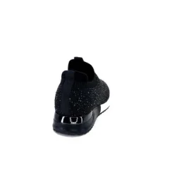 Ivoire0317a Ivoire 2203583-4501 Textile Noir*Femme Baskets