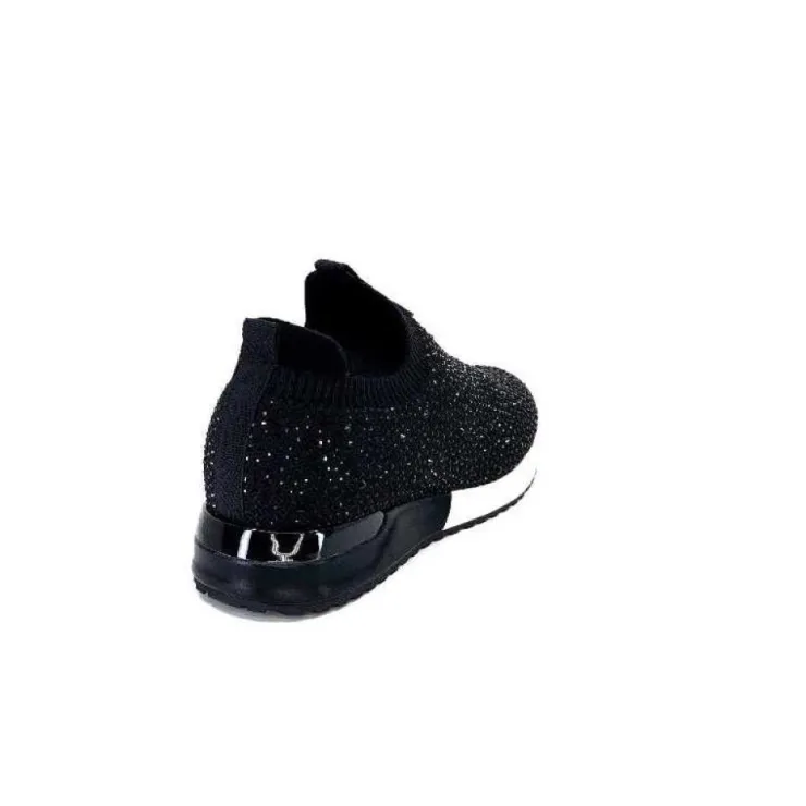 Ivoire0317a Ivoire 2203583-4501 Textile Noir*Femme Baskets