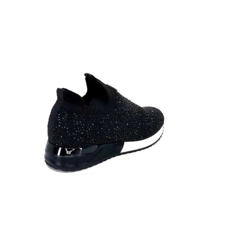 Ivoire0317a Ivoire 2203583-4501 Textile Noir*Femme Baskets