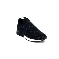 Ivoire0317a Ivoire 2203583-4501 Textile Noir*Femme Baskets