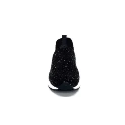 Ivoire0317a Ivoire 2203583-4501 Textile Noir*Femme Baskets