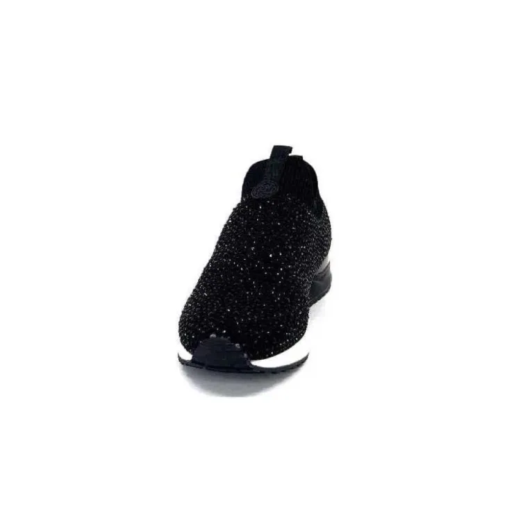 Ivoire0317a Ivoire 2203583-4501 Textile Noir*Femme Baskets