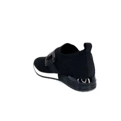 Ivoire0317a Ivoire 2203626 Textile Noir*Femme Baskets