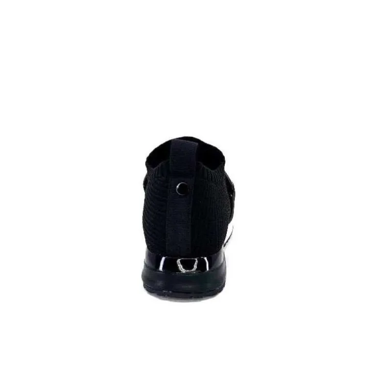 Ivoire0317a Ivoire 2203626 Textile Noir*Femme Baskets