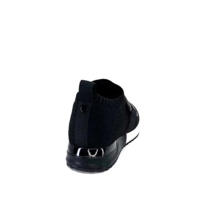 Ivoire0317a Ivoire 2203626 Textile Noir*Femme Baskets