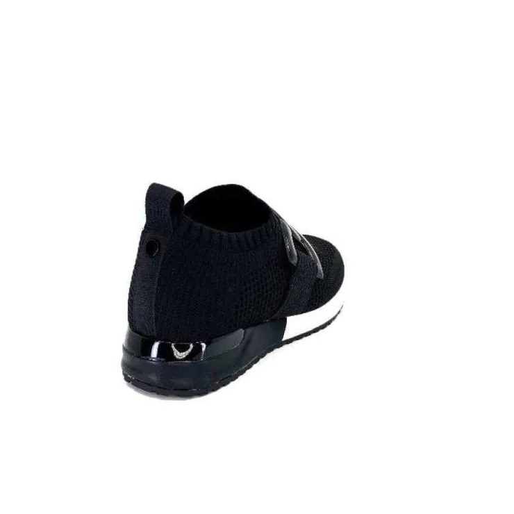 Ivoire0317a Ivoire 2203626 Textile Noir*Femme Baskets