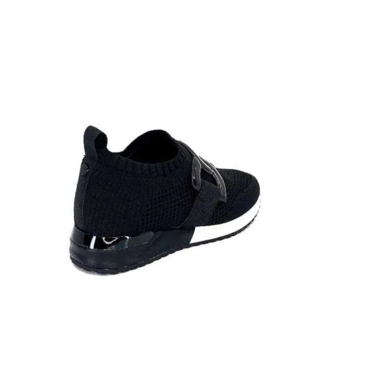Ivoire0317a Ivoire 2203626 Textile Noir*Femme Baskets