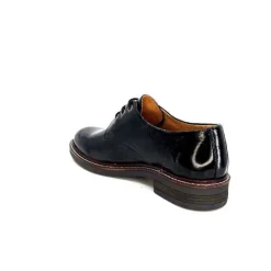 Ivoire0209b Ivoire 11441 Vernis Cuir Vernis Noir*Femme Lacets