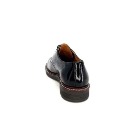 Ivoire0209b Ivoire 11441 Vernis Cuir Vernis Noir*Femme Lacets