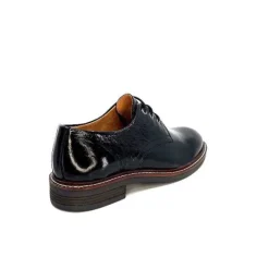 Ivoire0209b Ivoire 11441 Vernis Cuir Vernis Noir*Femme Lacets