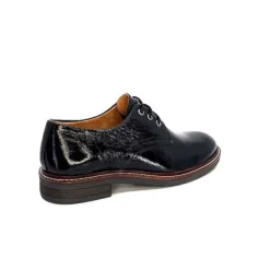 Ivoire0209b Ivoire 11441 Vernis Cuir Vernis Noir*Femme Lacets