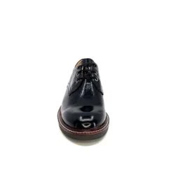Ivoire0209b Ivoire 11441 Vernis Cuir Vernis Noir*Femme Lacets