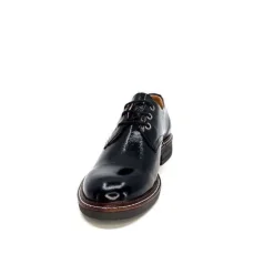 Ivoire0209b Ivoire 11441 Vernis Cuir Vernis Noir*Femme Lacets
