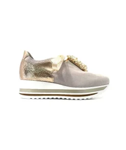 Ivoire0130a Ivoire 1A 4703 Nude*Femme Baskets