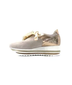 Ivoire0130a Ivoire 1A 4703 Nude*Femme Baskets