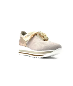 Ivoire0130a Ivoire 1A 4703 Nude*Femme Baskets