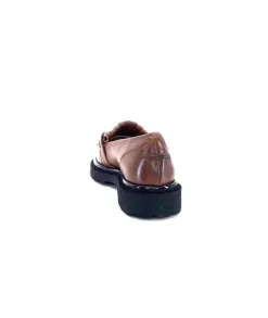 Ivoire0532 Ivoire A231 Cuir Marron*Femme Mocassins