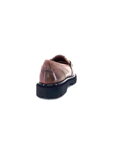 Ivoire0532 Ivoire A231 Cuir Marron*Femme Mocassins
