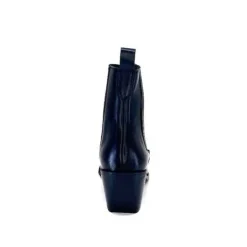 We Do Ivoire 99527A Cuir Noir*Femme Santiags