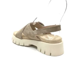 Ivoire0104a Ivoire A49032 Cuir Taupe*Femme Plateformes