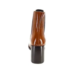 We Do Ivoire 99647A Cuir Vernis Ocra*Femme Bottines