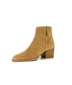 Ivoire0104a Ivoire A45151 Daim Tan*Femme Bottines Eté