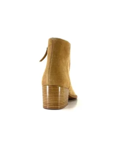 Ivoire0104a Ivoire A45151 Daim Tan*Femme Bottines Eté