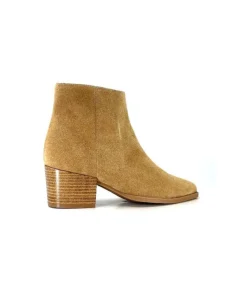 Ivoire0104a Ivoire A45151 Daim Tan*Femme Bottines Eté