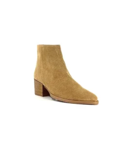 Ivoire0104a Ivoire A45151 Daim Tan*Femme Bottines Eté