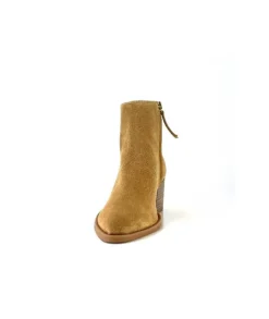 Ivoire0104a Ivoire A45151 Daim Tan*Femme Bottines Eté