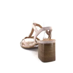 Ivoire0104a Ivoire A49246 F6757 Cuir Rose Poudre*Femme Sandales