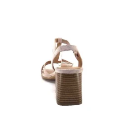 Ivoire0104a Ivoire A49246 F6757 Cuir Rose Poudre*Femme Sandales
