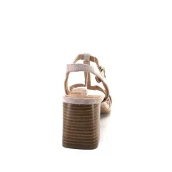 Ivoire0104a Ivoire A49246 F6757 Cuir Rose Poudre*Femme Sandales