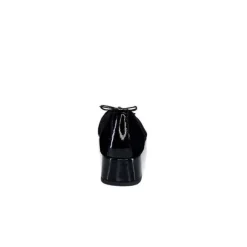 Ivoire0036a Ivoire Amarre Daim Noir*Femme Ballerines