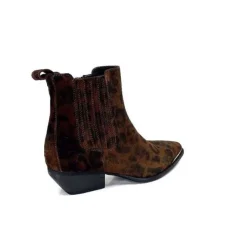 Ivoire0341a Ivoire Ar230 Daim Leo Moka*Femme Santiags