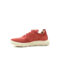 Ivoire0130a Ivoire 2B 4687 Textile Daim Corail*Femme Baskets