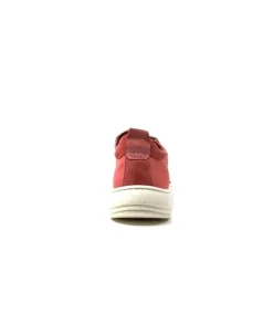Ivoire0130a Ivoire 2B 4687 Textile Daim Corail*Femme Baskets