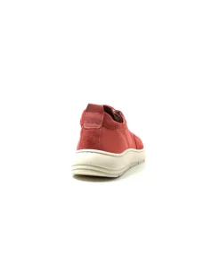 Ivoire0130a Ivoire 2B 4687 Textile Daim Corail*Femme Baskets