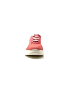 Ivoire0130a Ivoire 2B 4687 Textile Daim Corail*Femme Baskets