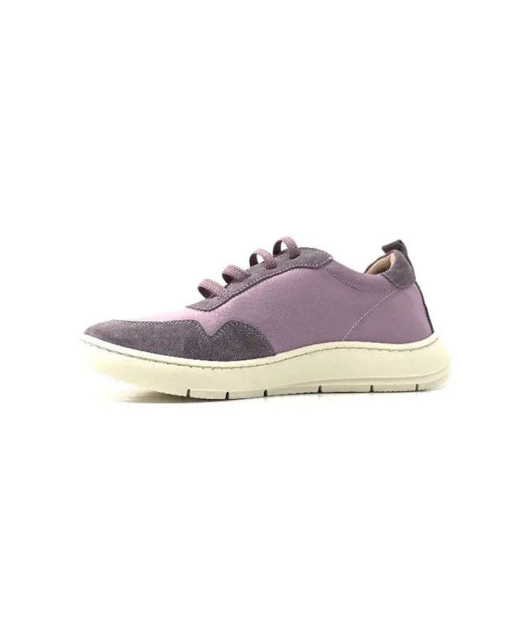 Ivoire0130a Ivoire 2B 4687 Textile Daim Lilla*Femme Baskets