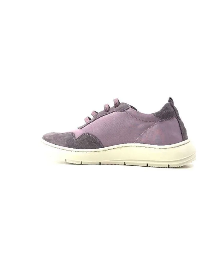 Ivoire0130a Ivoire 2B 4687 Textile Daim Lilla*Femme Baskets