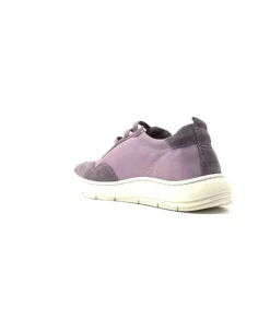 Ivoire0130a Ivoire 2B 4687 Textile Daim Lilla*Femme Baskets