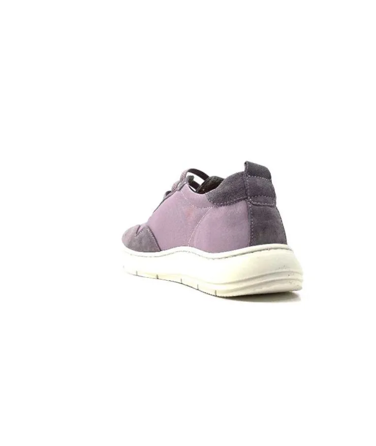 Ivoire0130a Ivoire 2B 4687 Textile Daim Lilla*Femme Baskets