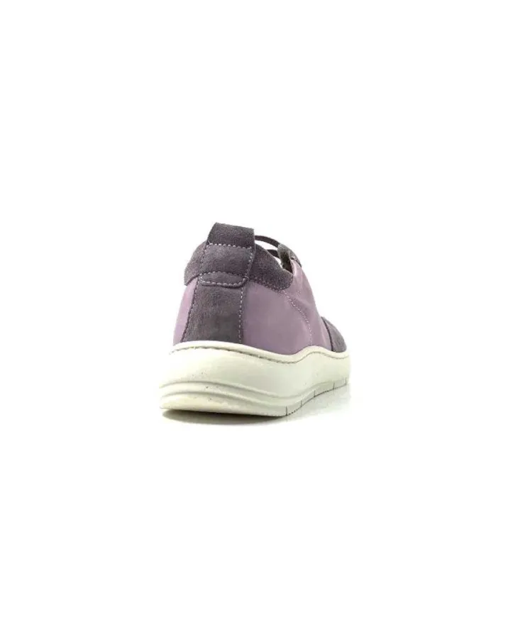 Ivoire0130a Ivoire 2B 4687 Textile Daim Lilla*Femme Baskets