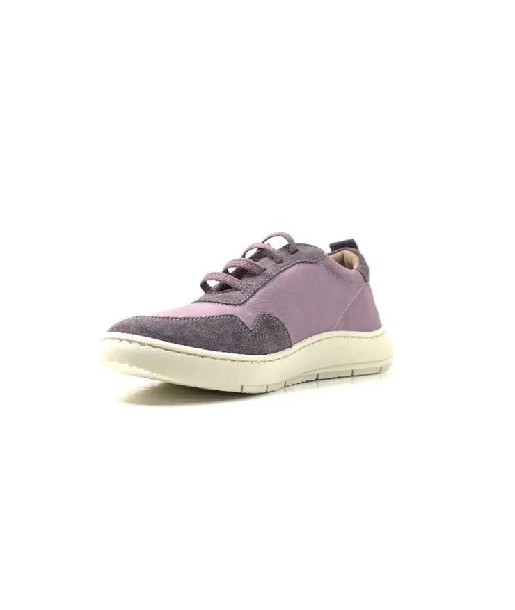 Ivoire0130a Ivoire 2B 4687 Textile Daim Lilla*Femme Baskets