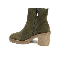 355-ivoire Ivoire B22302 Daim Kaki*Femme Bottines